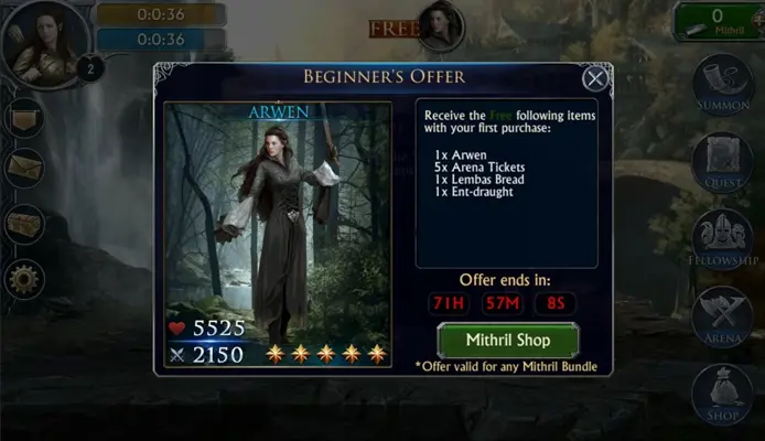 Lord of the Rings Legends android App screenshot 1